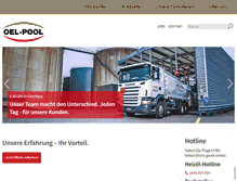 Tablet Screenshot of oel-pool.com
